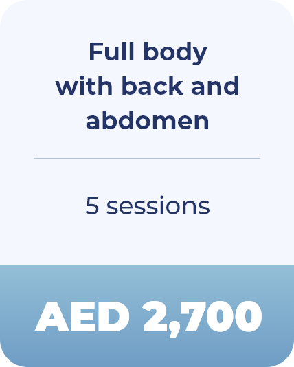 Full body with back and abdomen